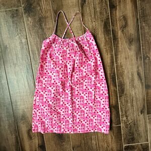 Printfresh Women's Rhinestone Cowgirl Organic Cotton Cami Nightgown,Pink,XS(NWT)